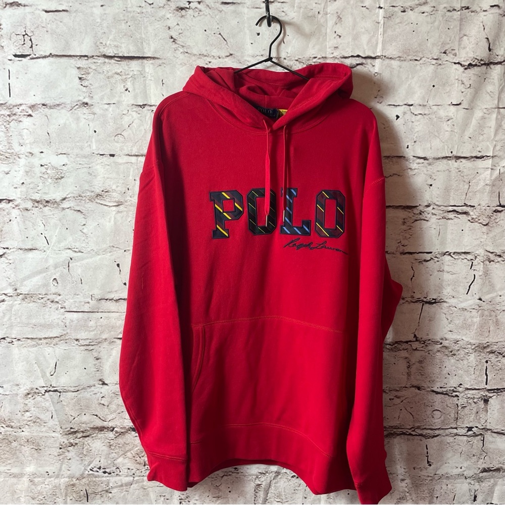 NWT Polo Ralph Lauren Men’s B&T Pull Over Hoodie Sweatshirt- Size 1XB